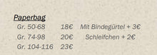 Lade das Bild in den Galerie-Viewer, Preise ~ Paperbaghose ~ Gr. 50-116