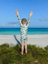 Lade das Bild in den Galerie-Viewer, Badelycra UV50+ Dinos Meterware