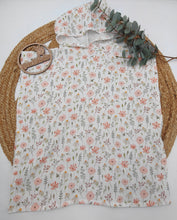 Lade das Bild in den Galerie-Viewer, 1-3 Jahre Badeponcho Musselin Sommerblumen