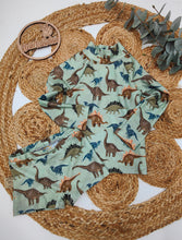 Lade das Bild in den Galerie-Viewer, Gr. 104 UV-Badeset langarm, hohes Halsbündchen, Dinos