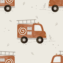 Lade das Bild in den Galerie-Viewer, EP rotes Feuerwehrauto Softshell - Meterware