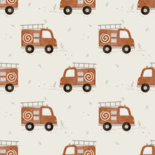 Lade das Bild in den Galerie-Viewer, EP rotes Feuerwehrauto Softshell - Meterware