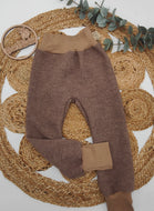 Gr. 110/116 einfache Walkhose Schlamm