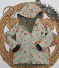 Lade das Bild in den Galerie-Viewer, Gr. 98/104 Softshelljacke gefüttert Fuchsliebe
