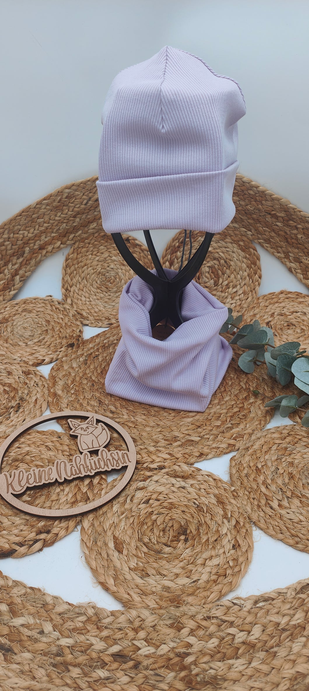 KU 42/45 Beanie + Loop Rip Flieder