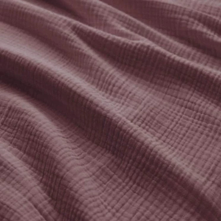 Musselin - Triple Gauze - Uni Altmauve - Meterware