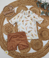 Gr. 86 UV-Badeset kurzarm, hohes Bündchen, EP Eis