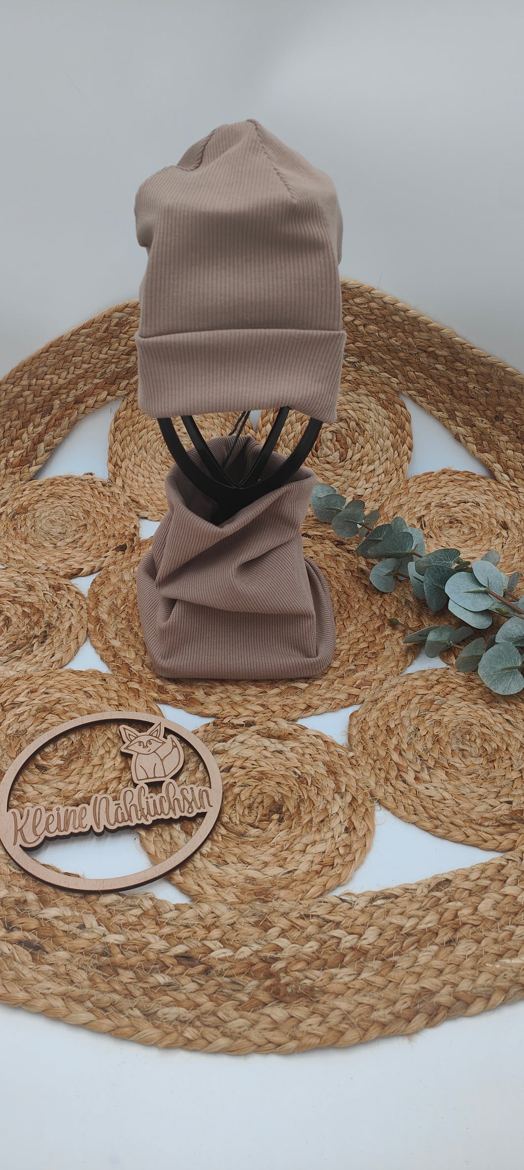 KU 46/49 Beanie + Loop Rip Taupe