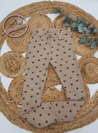 Gr. 116 Leggins Ripjersey Herzen