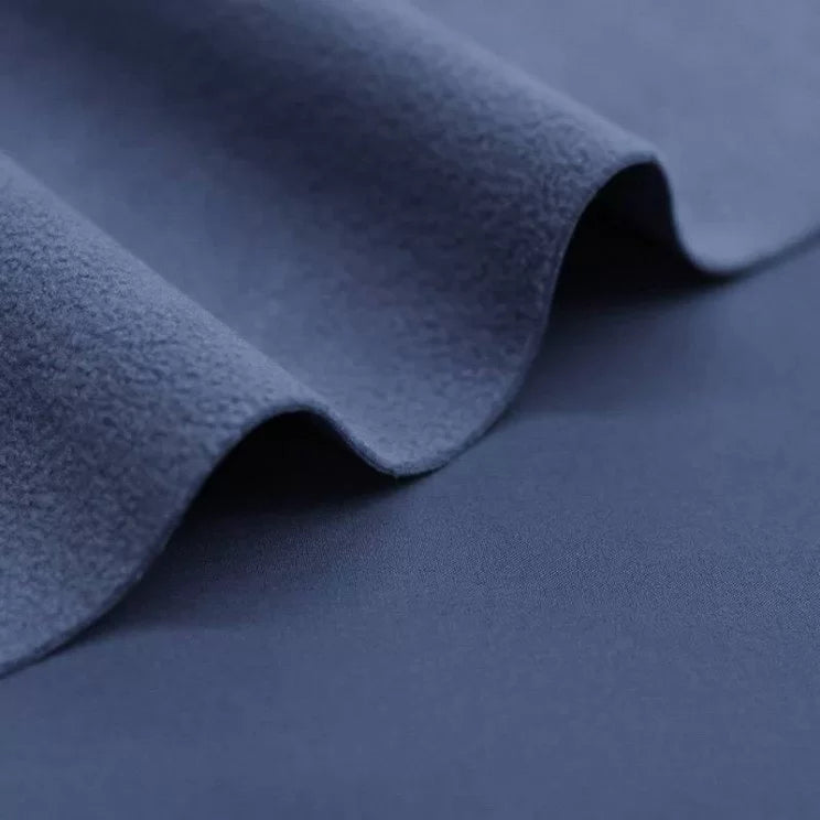 Softshell Jeansblau - Meterware