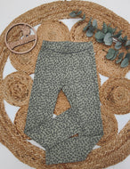 Gr. 104 Leggins Ripjersey Leo green dust