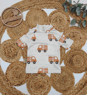 Gr. 68 UV-Badeshirt kurzarm, hohes Bündchen, EP Feuerwehr