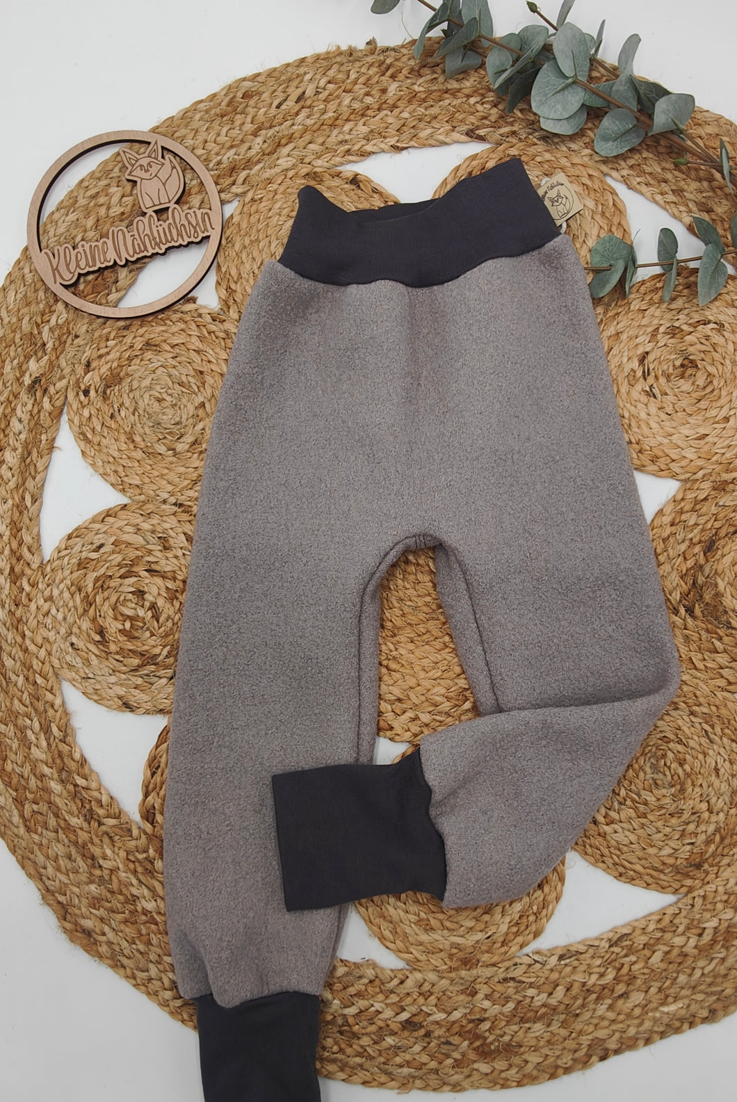 Gr. 104/110 einfache Walkhose Sand