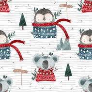 EP Frosty Pinguin French Terry - Meterware