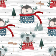 EP Frosty Pinguin French Terry - Stoffauswahl