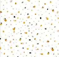 Digitaljersey Golden Dots White - Meterware - Abverkauf